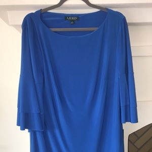 NWT Ralph Lauren Cobalt Blue Cocktail dress